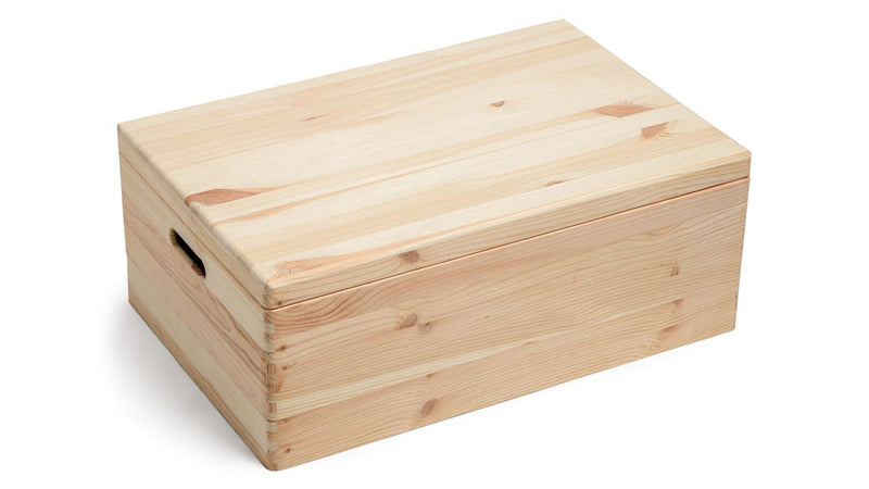 Extra Large Wooden Storage Box with Lid - Safe Place Storage & Organization Prestige Wicker 