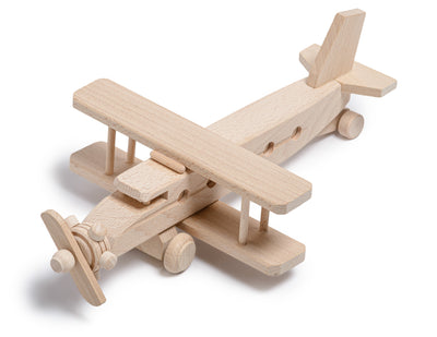 Handmade Wooden Biplane Toy HOME AND GARDEN Prestige Wicker 