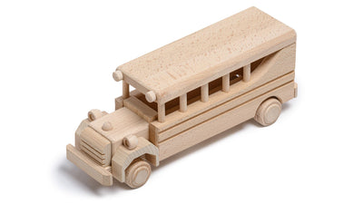 Handmade Wooden Bus Toy HOME AND GARDEN Prestige Wicker 