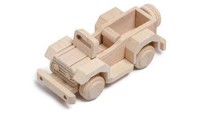 Handmade Wooden Off-Road Car Toy HOME AND GARDEN Prestige Wicker 