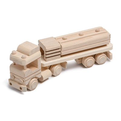 Handmade Wooden Tanker Truck Toy HOME AND GARDEN Prestige Wicker 