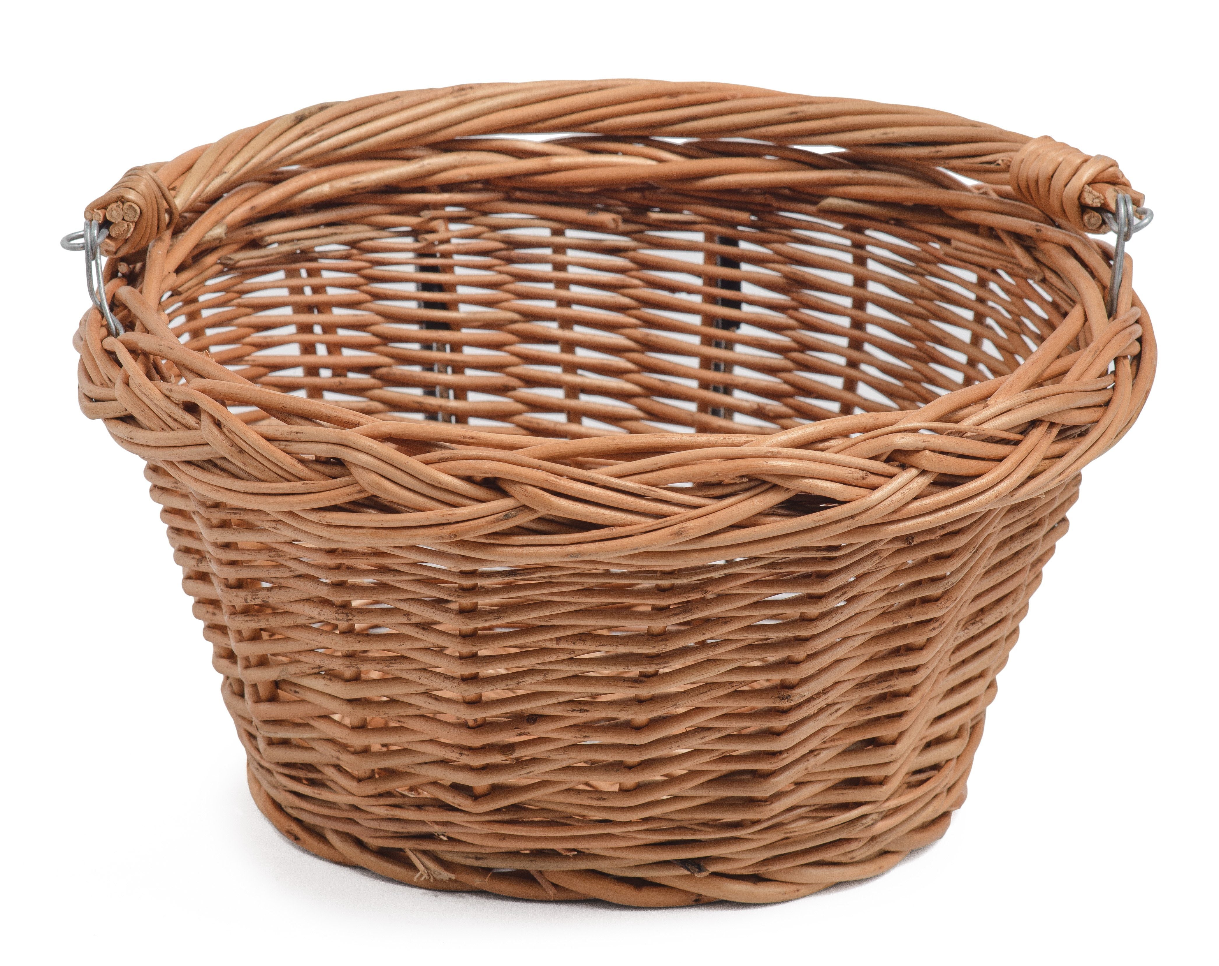 Small wicker Bicycle Shopping Basket Griten Prestige Wicker