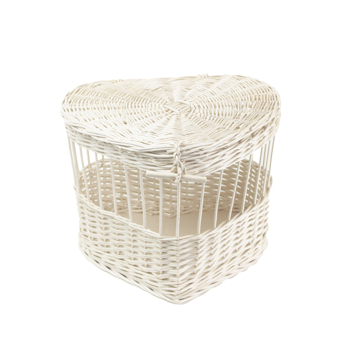 Dove Release Basket Heart Shaped Prestige Wicker 