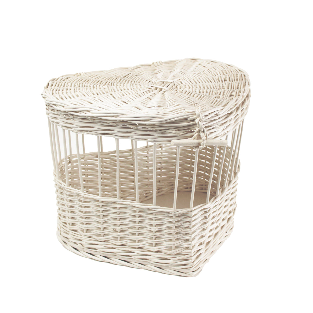 Dove Release Basket Heart Shaped Prestige Wicker 
