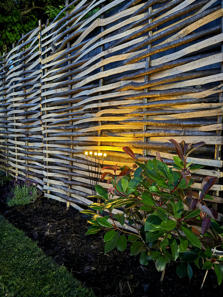 Enhanced Split Hazel Wood Fence Panel Hurdle – New High-Quality Design HOME AND GARDEN Prestige Wicker 