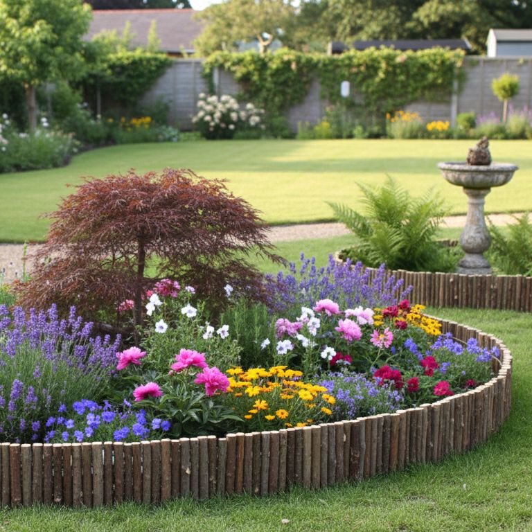 Flexible Hazelwood Garden Fence Border Edging Lawn 20cm ( height ) HOME AND GARDEN Prestige Wicker 