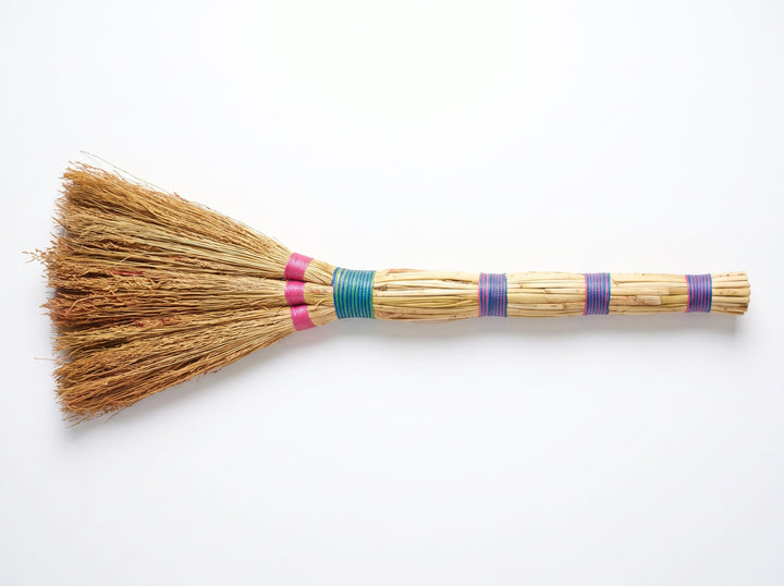 Handmade Natural Sorghum Hand Broom – Eco-Friendly Straw Whisk & Hearth Brush (60cm, 70cm, 80cm) Sorghum hand brooms Prestige Wicker Large 