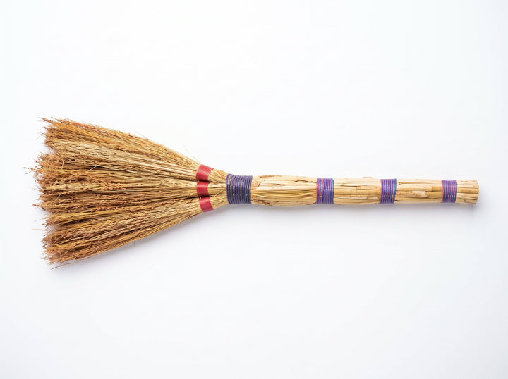 Handmade Natural Sorghum Hand Broom – Eco-Friendly Straw Whisk & Hearth Brush (60cm, 70cm, 80cm) Sorghum hand brooms Prestige Wicker Medium 