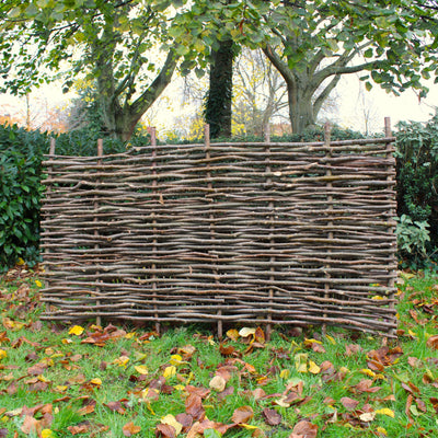 Hazel Hurdle Fence Panel 3ft HOME AND GARDEN Prestige Wicker 