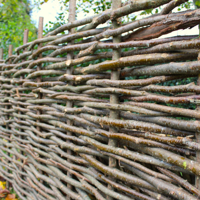 Hazel Hurdle Fence Panel 3ft HOME AND GARDEN Prestige Wicker 