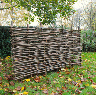 Hazel Hurdle Fence Panel 3ft HOME AND GARDEN Prestige Wicker 