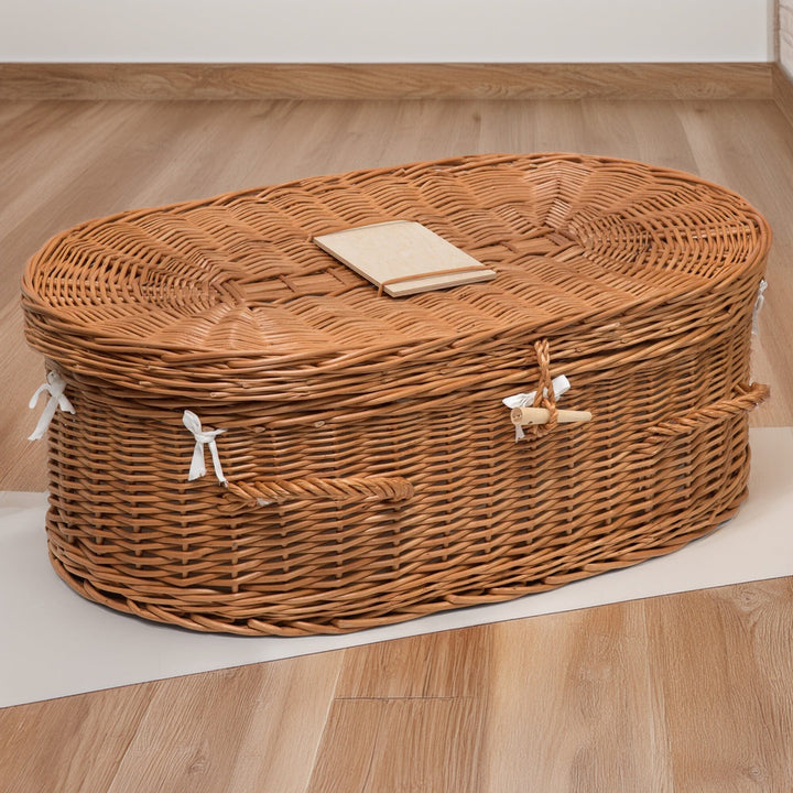 Large Wicker Pet Coffin Pets Prestige Wicker 