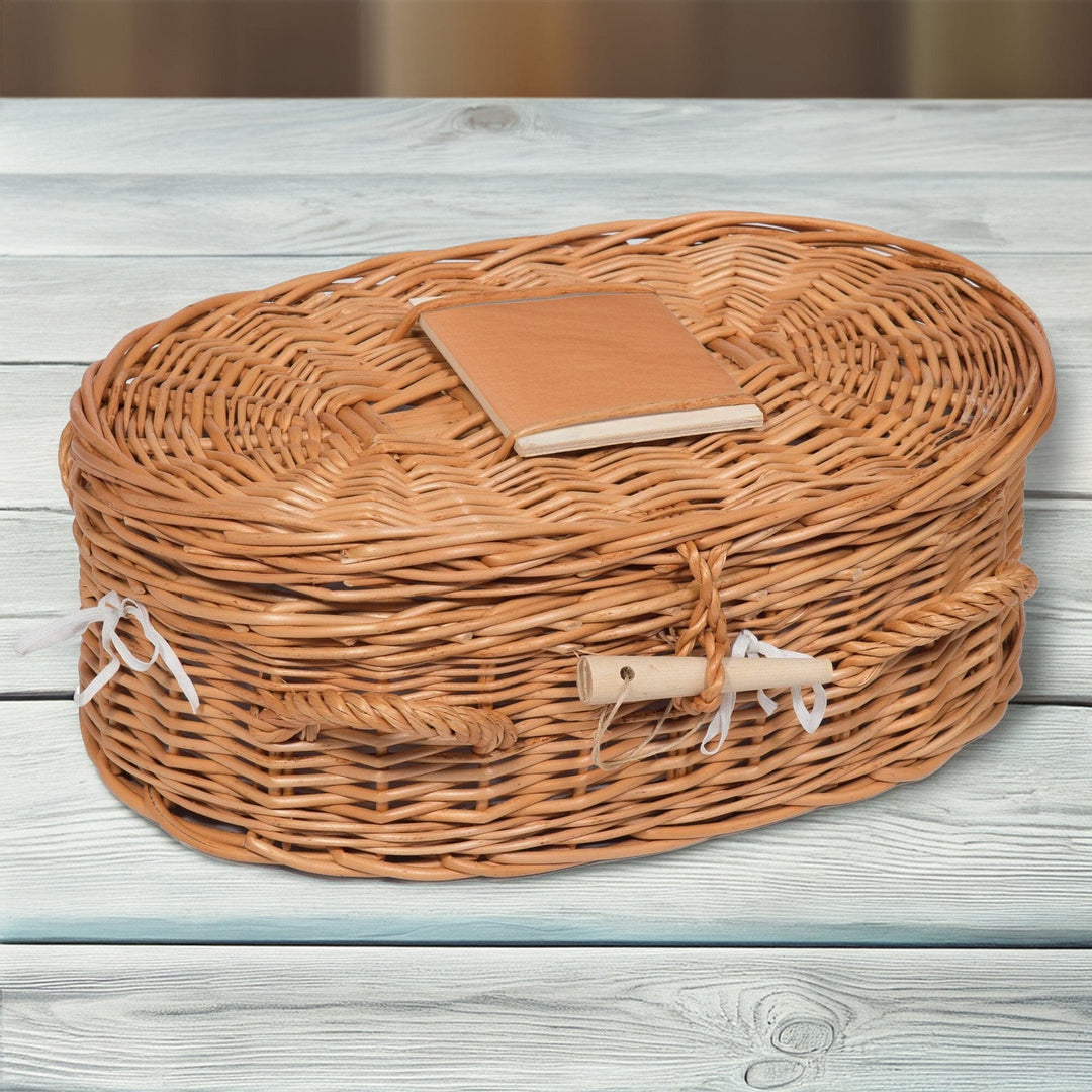 Small Wicker Pet Coffin Pets Prestige Wicker 