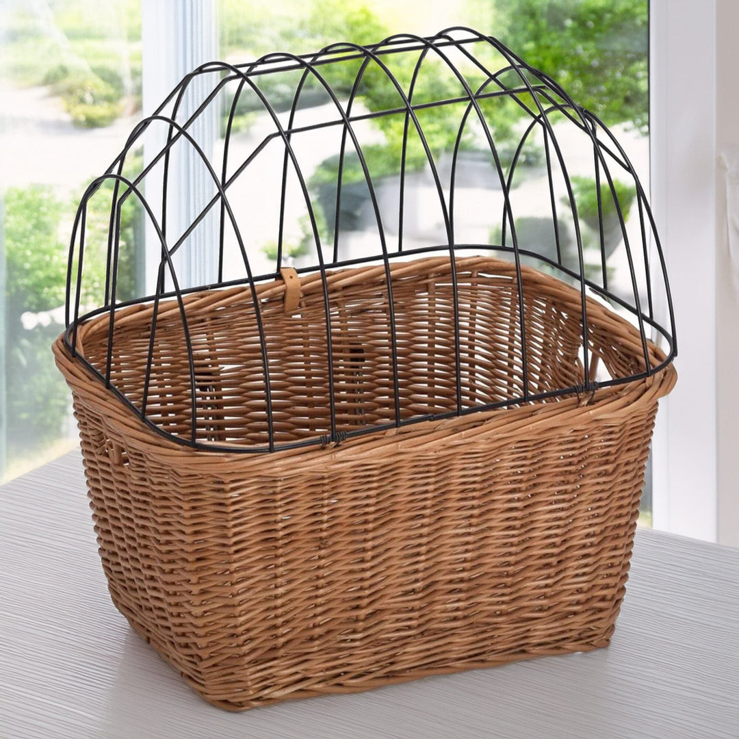 Wicker Bicycle Pet Carrier Pets Prestige Wicker 