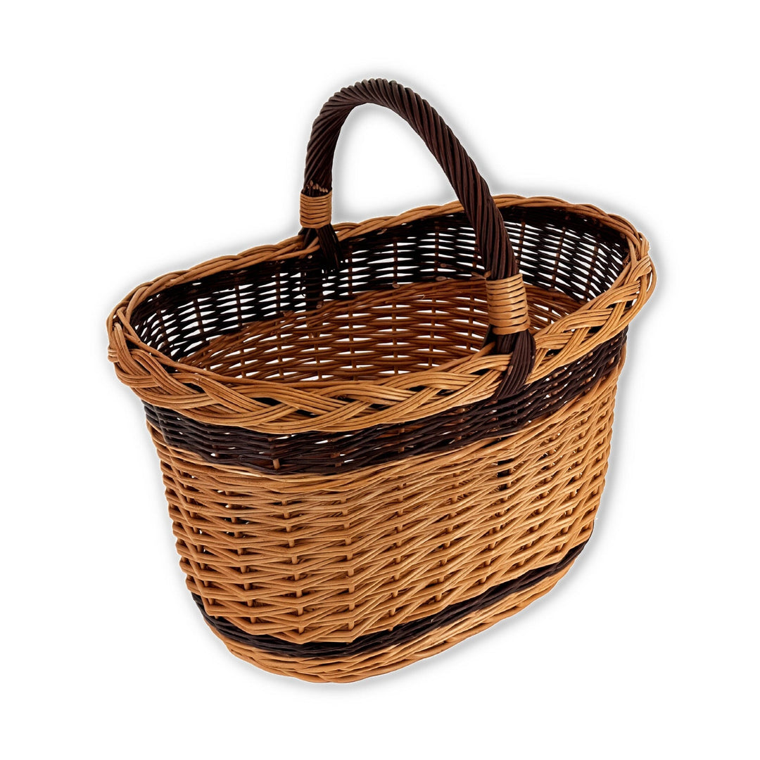 Wicker Crafty Shopping, Log & Storage Basket with Handle Prestige Wicker 