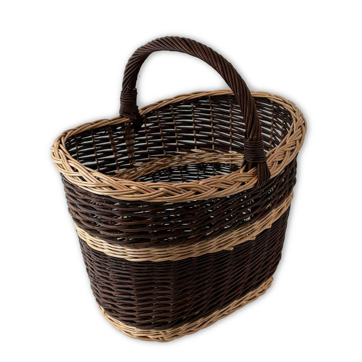 Wicker Crafty Shopping, Log & Storage Basket with Handle Prestige Wicker 