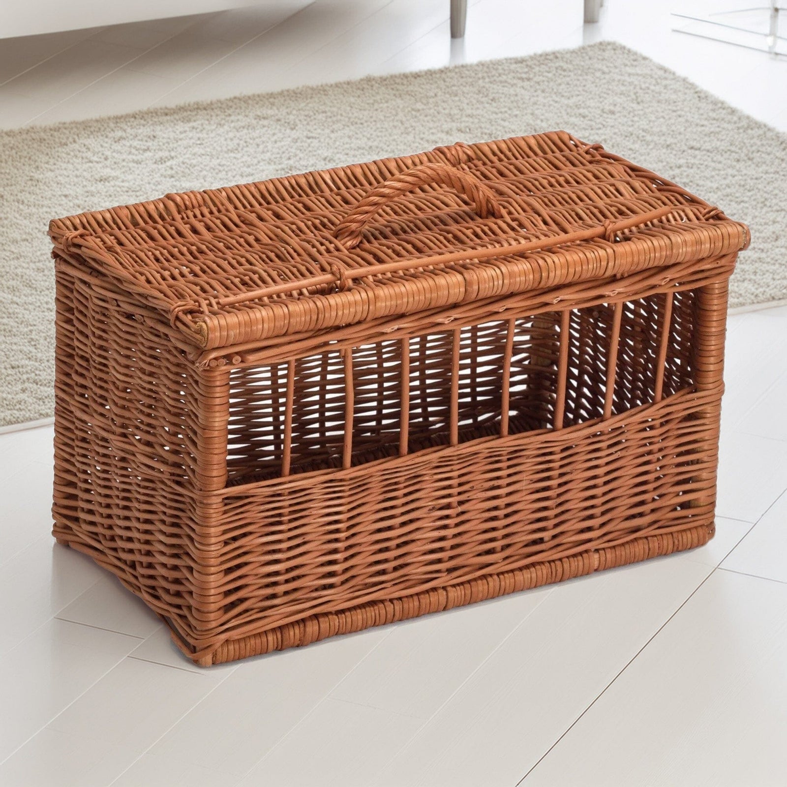 Wicker Pet Carrier Basket Pets Prestige Wicker 