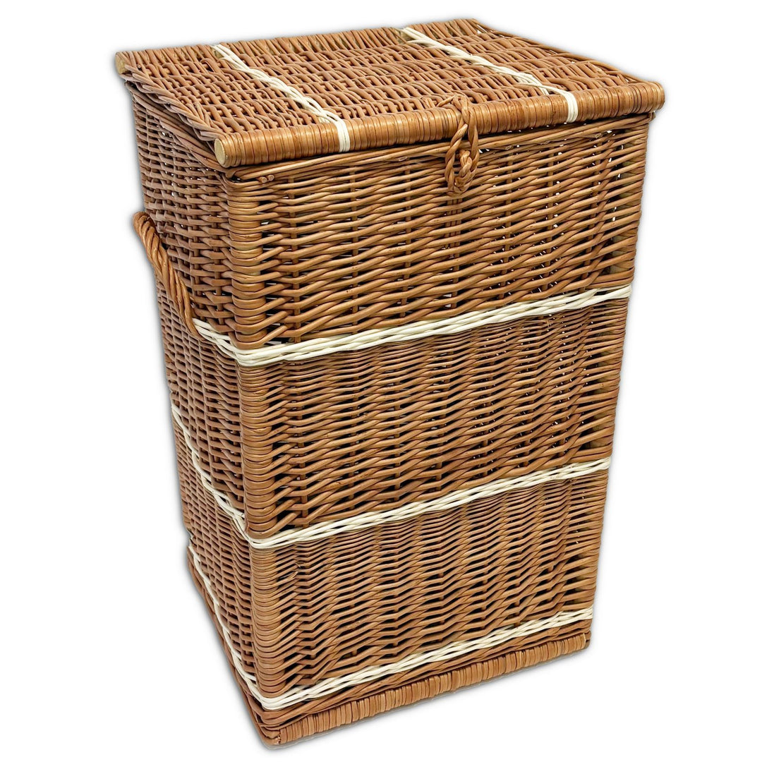 Wicker Tall Storage Trunk Home & Garden Prestige Wicker 