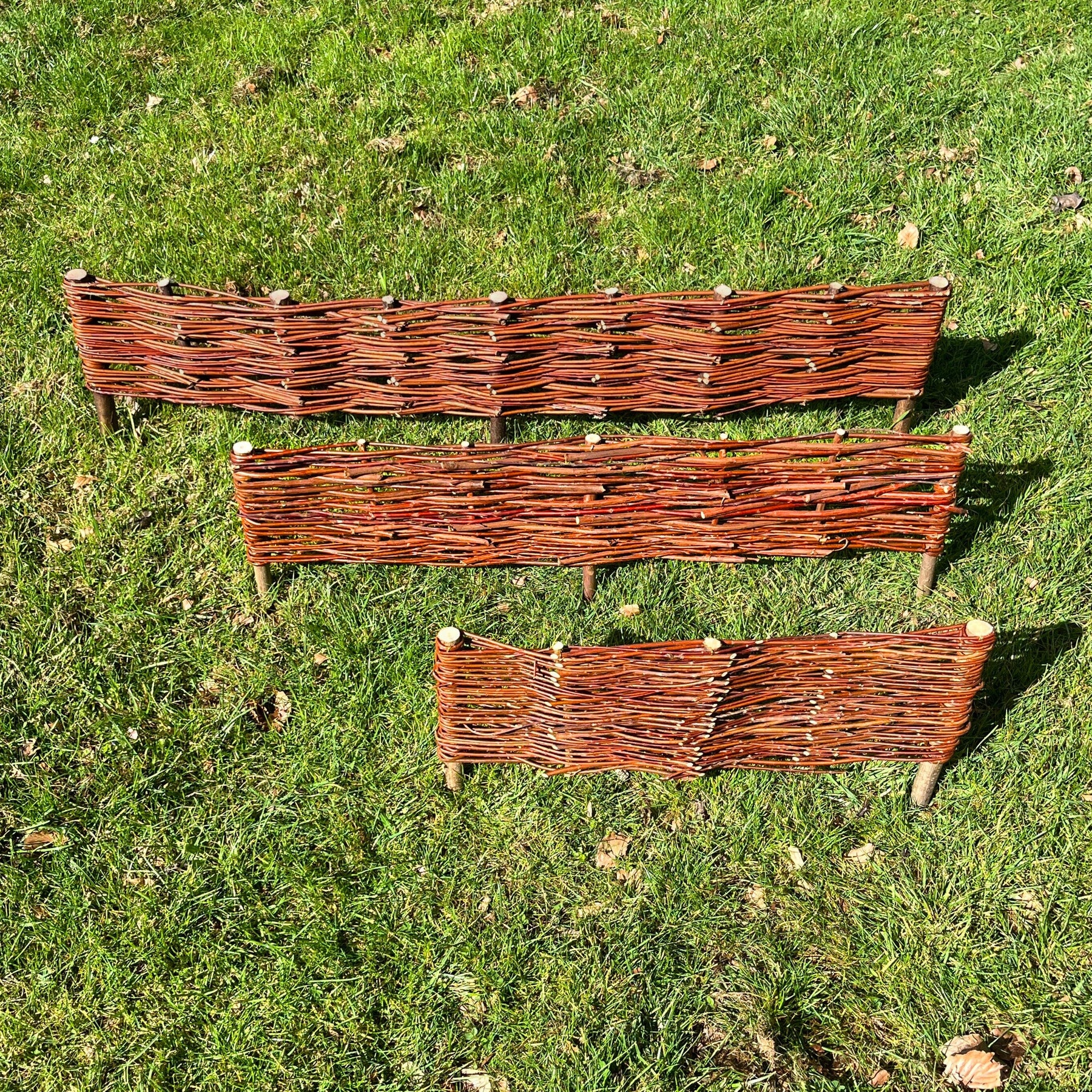 Willow Edging - Roll - Natural, 2m X 0.15m