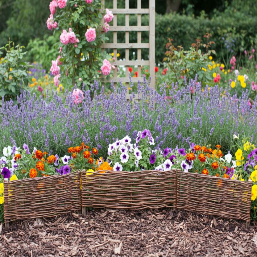 Willow Border Edging 20cm (Height) Prestige Wicker 