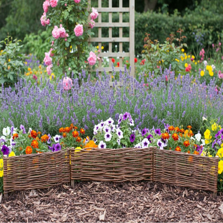 Willow Border Edging 20cm (Height) Prestige Wicker 