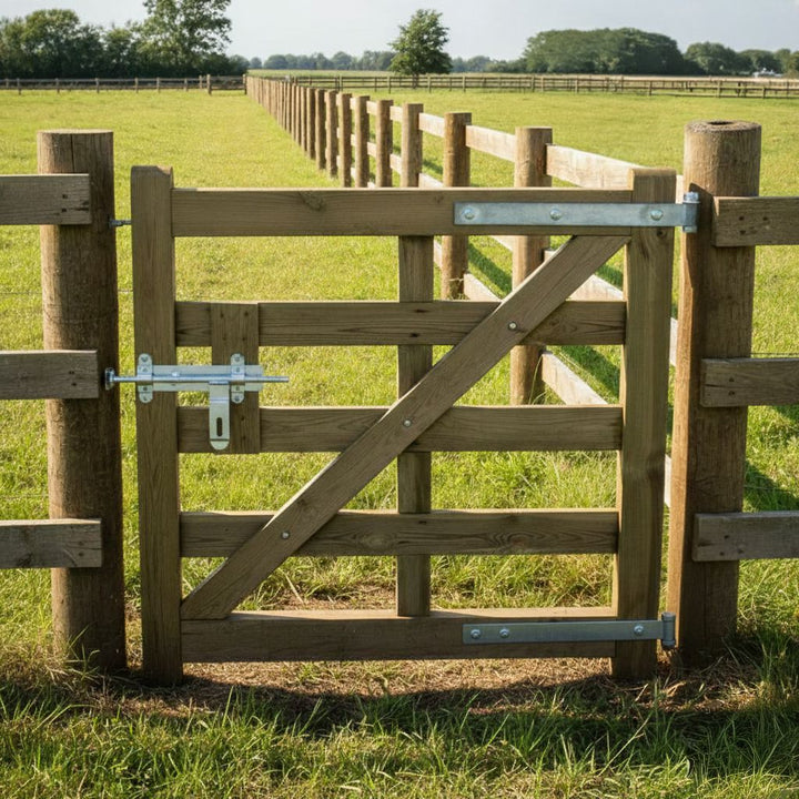 Wooden Field/Entrance Gate Home & Garden Prestige Wicker 
