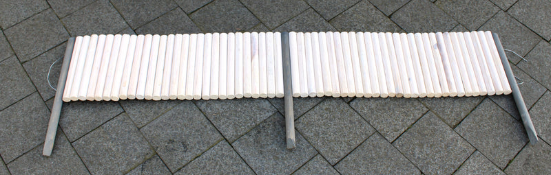 Flexible White Wooden Garden Fence Border Edging Lawn 20cm ( height ) HOME AND GARDEN Prestige Wicker 