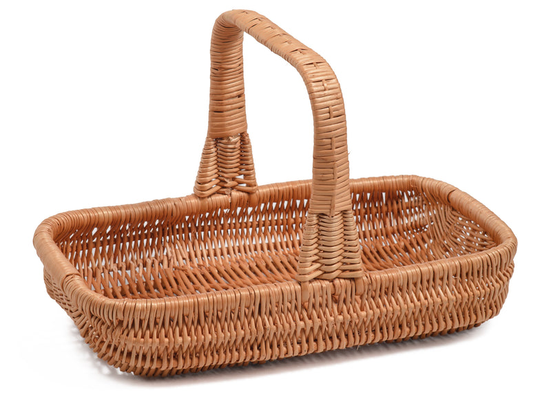 Hand woven willow ,wicker Trug Garden basket Home & Garden Prestige Wicker 