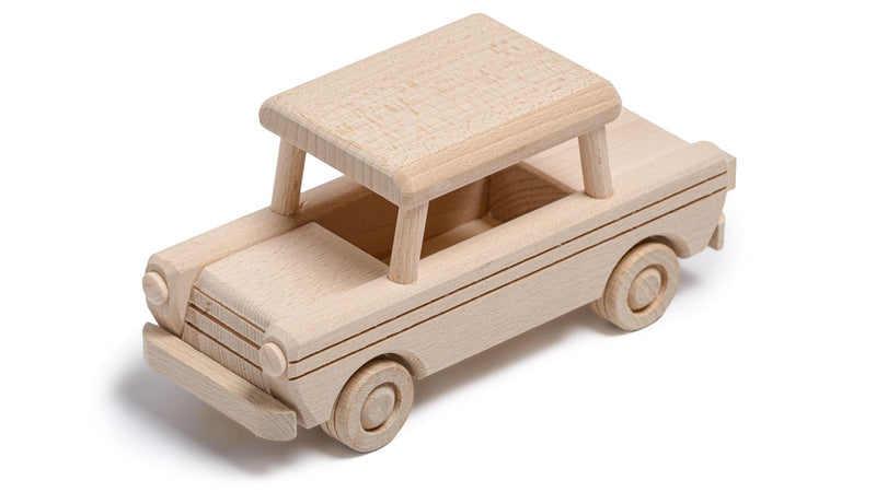 Handmade Wooden Classic Car Toy HOME AND GARDEN Prestige Wicker 
