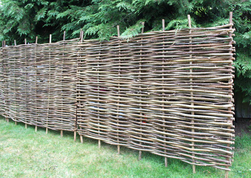 Hazel Hurdle Fence Panel 6ft HOME AND GARDEN Prestige Wicker 