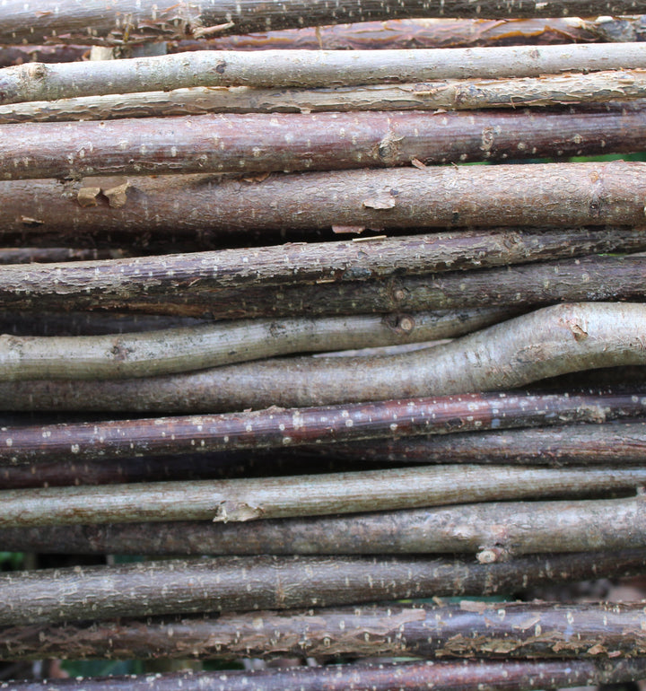 Hazel Wood Border Fence 20cm (Height) Home & Garden Prestige Wicker 