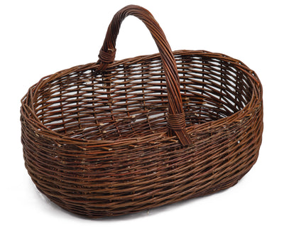 Large Wicker Garden Trug , Grocery Shopping Basket Home & Garden Prestige Wicker 