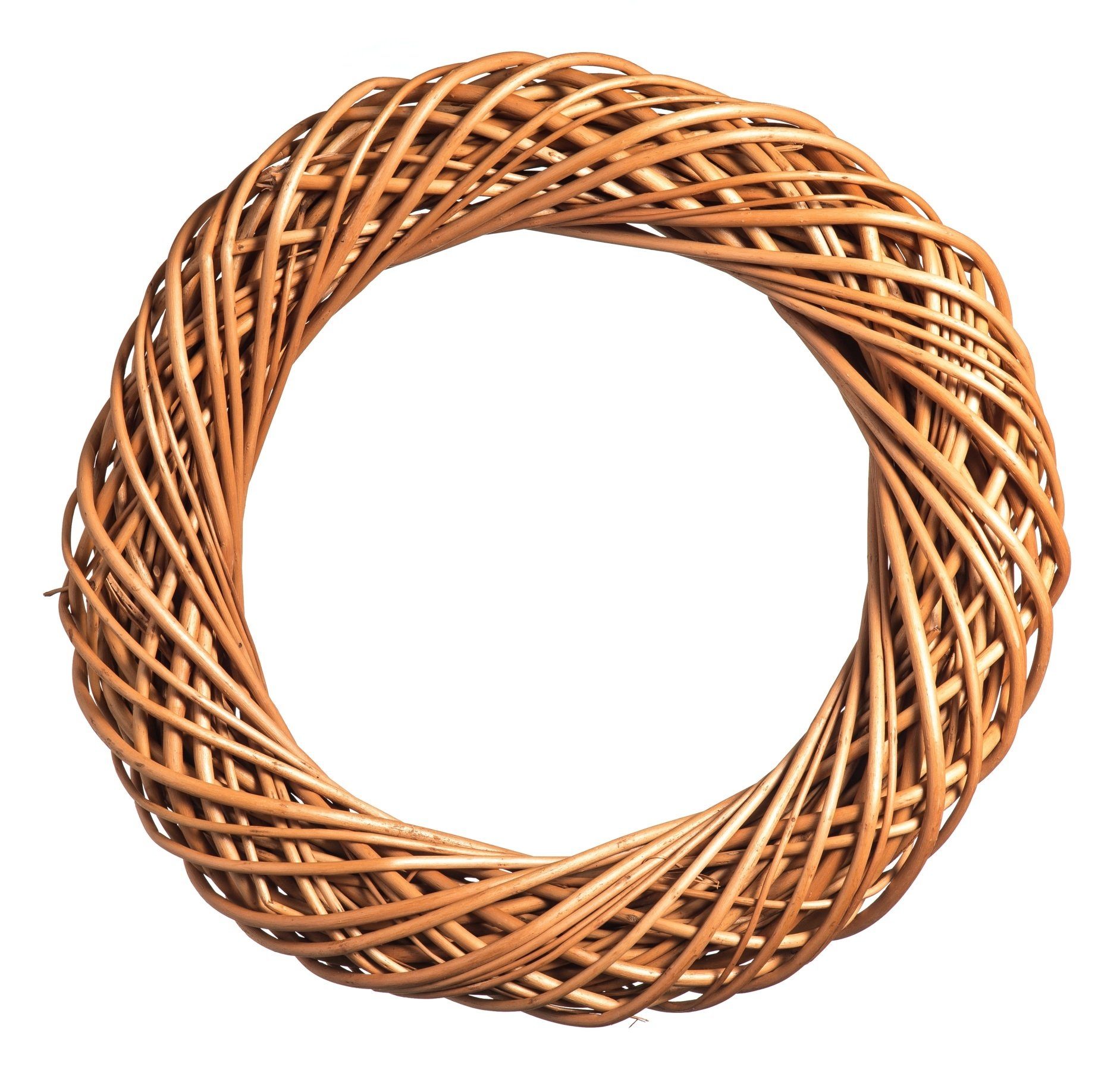 Light Natural Willow Chunky Wreath - XXL