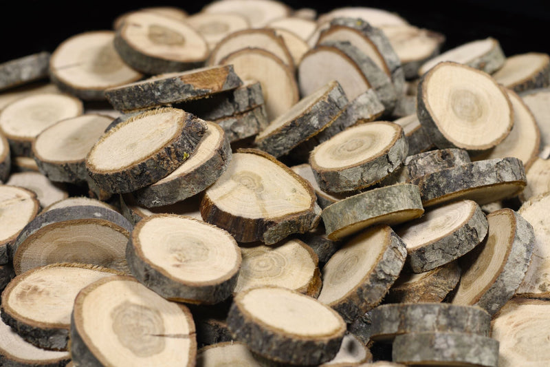 Oak Wood Slices 1kg Home & Garden Prestige Wicker 