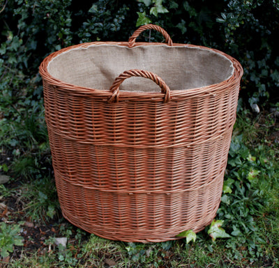 Oval Deep Large Storage Log Basket Storage & Organization Prestige Wicker 