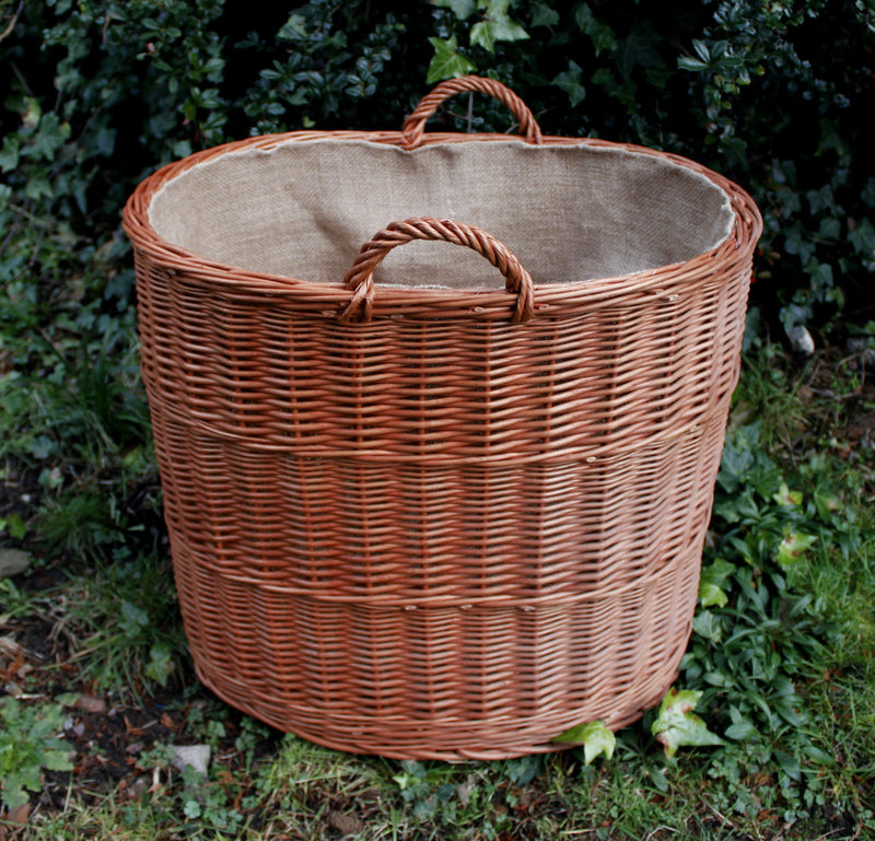 Oval Deep Large Storage Log Basket Storage & Organization Prestige Wicker 