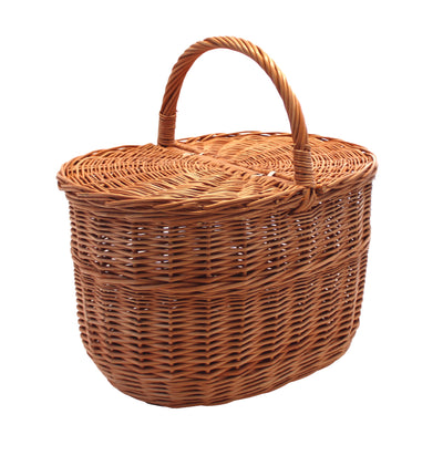 Oval Wicker Picnic Basket- Betty HOME AND GARDEN Prestige Wicker 