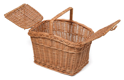 Rectangular Wicker Picnic Basket-Sunshine HAMPERS Prestige Wicker 