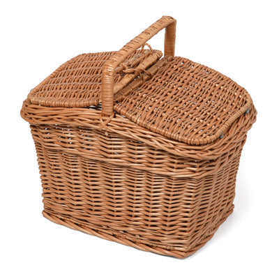 Rectangular Wicker Picnic Basket-Sunshine HAMPERS Prestige Wicker 