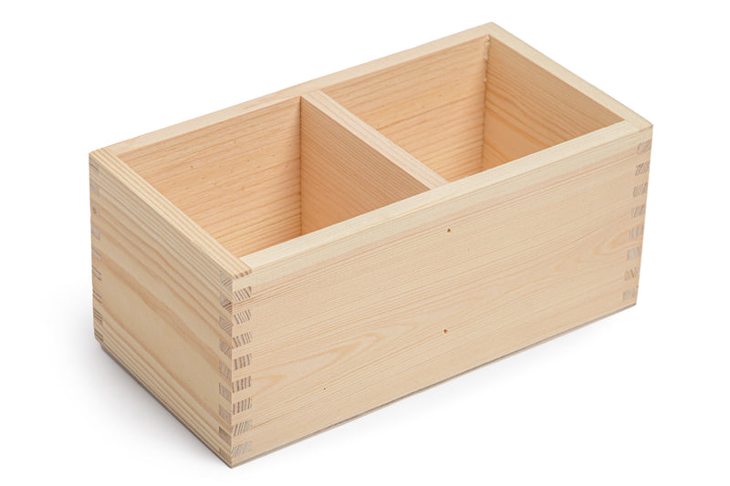 Wooden Storage Box with lid 35cm x25cm x25cm – Prestige Wicker