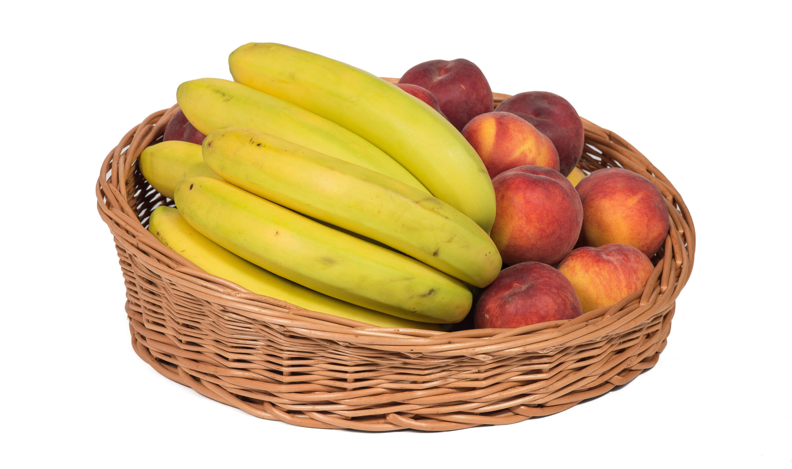 Round Sloping Wicker Display Basket Display Baskets Prestige Wicker 