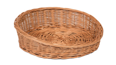 Round Sloping Wicker Display Basket Display Baskets Prestige Wicker 