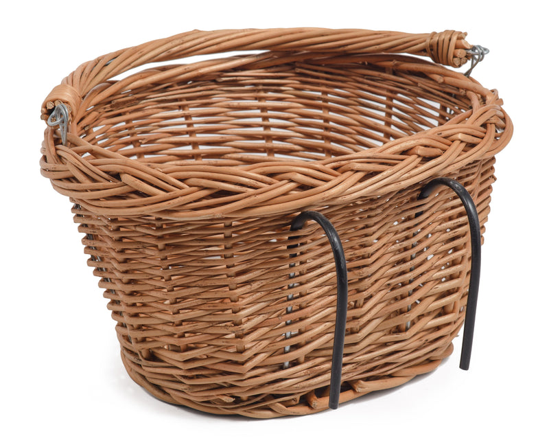 Small wicker Bicycle Shopping Basket - Griten Home & Garden Prestige Wicker 