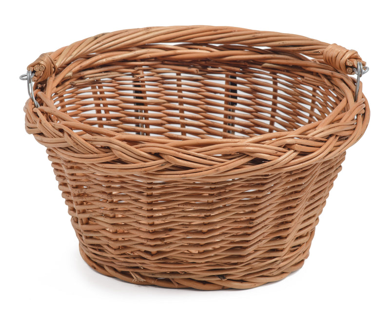 Small wicker Bicycle Shopping Basket - Griten Home & Garden Prestige Wicker 