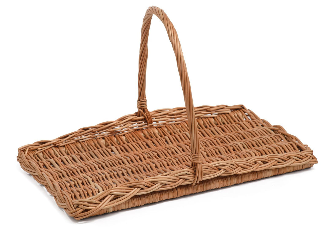 Vintage Style Brown Wicker Dried Flower Harvest Basket Prestige Wicker 