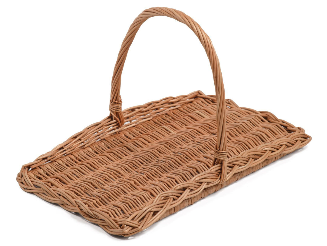 Vintage Style Brown Wicker Dried Flower Harvest Basket Prestige Wicker 