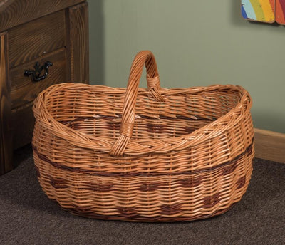 Wicker Basket Barrel Extra Large Home & Garden Prestige Wicker 