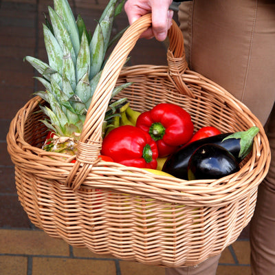 Wicker Basket with Handle Grand Home & Garden Prestige Wicker 