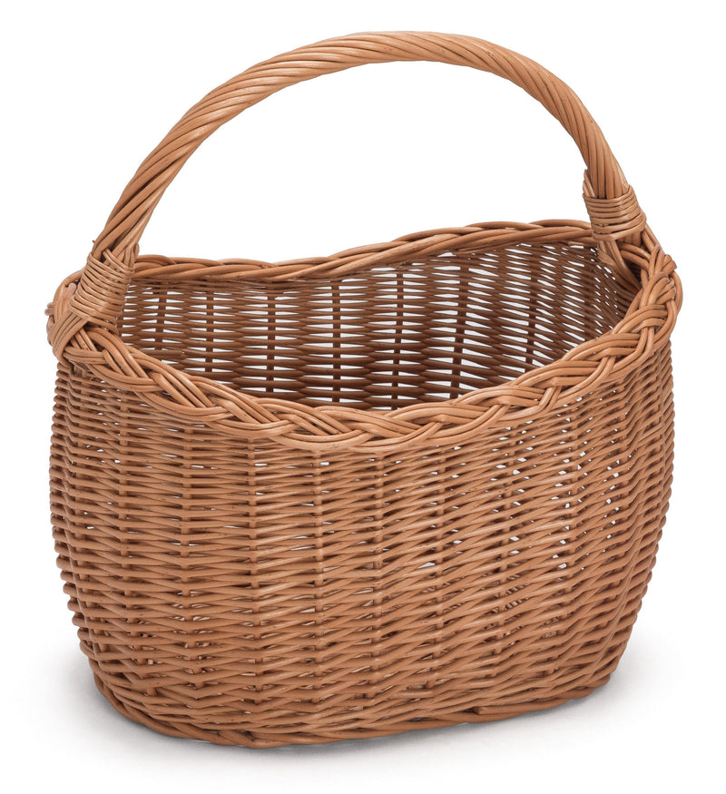 Wicker Basket with Handle Walker Home & Garden Prestige Wicker 