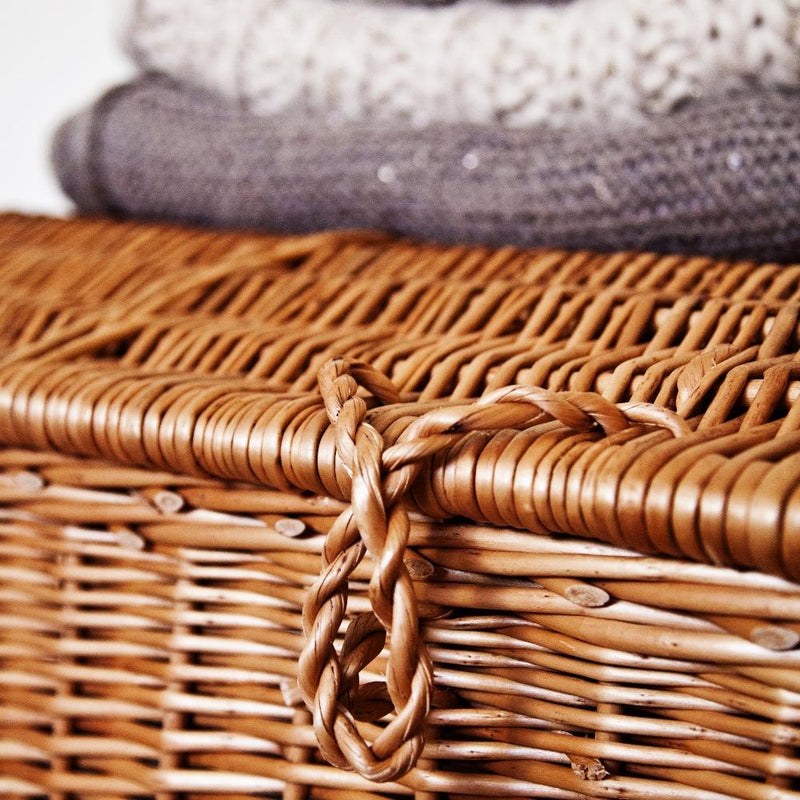 Wicker Chest Storage Basket Home & Garden Prestige Wicker 